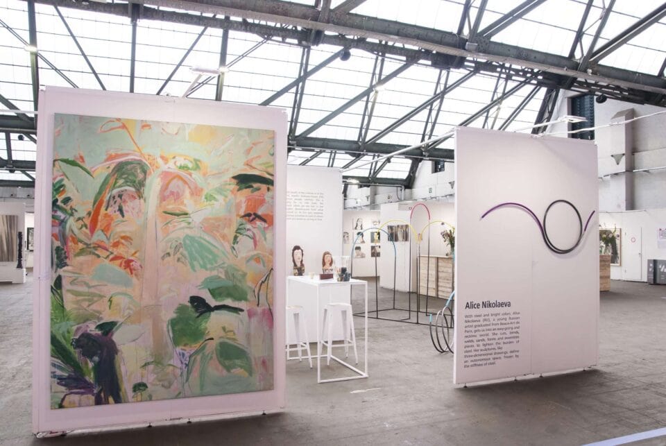 2019, Art & Beyond, exposition collective de la Galerie la peau de l'ours @ AAF Brussels, tour & taxis, Bruxelles 1