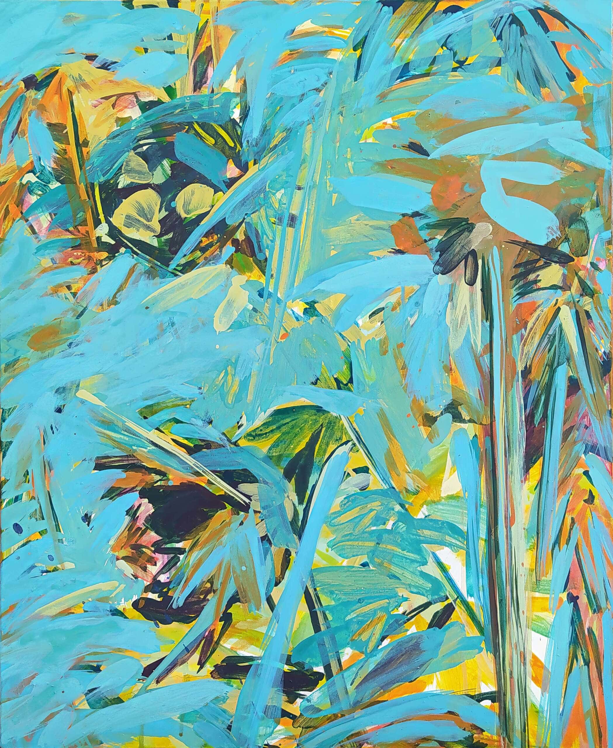 Agabi, 2020, acrylique sur toile, 73x60 cm, collection particulière