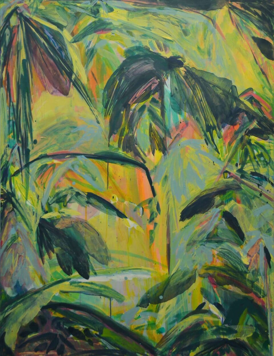Mango mambo, 2019, acrylique sur toile, 116x89 cm