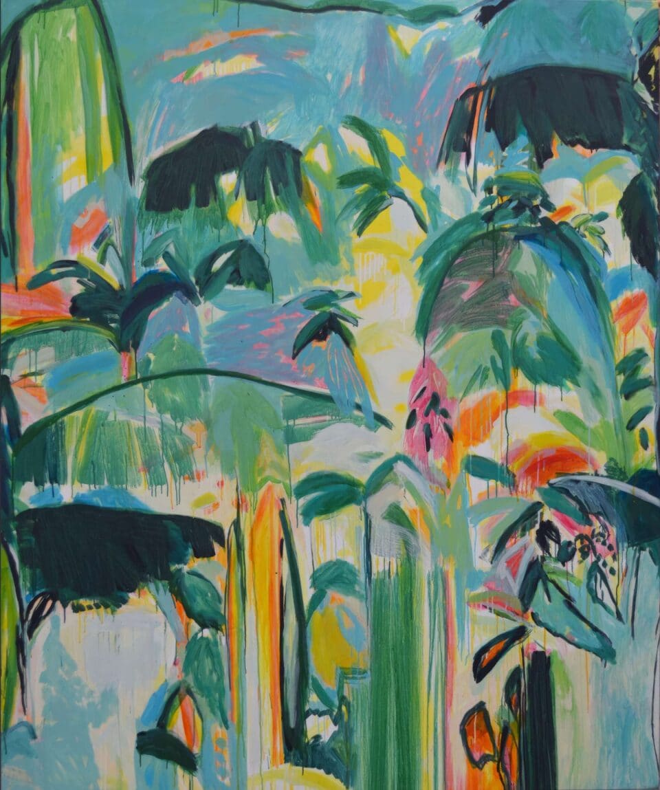 Paraiso, 2018, acrylique sur toile, 195x162 cm, collection particulière