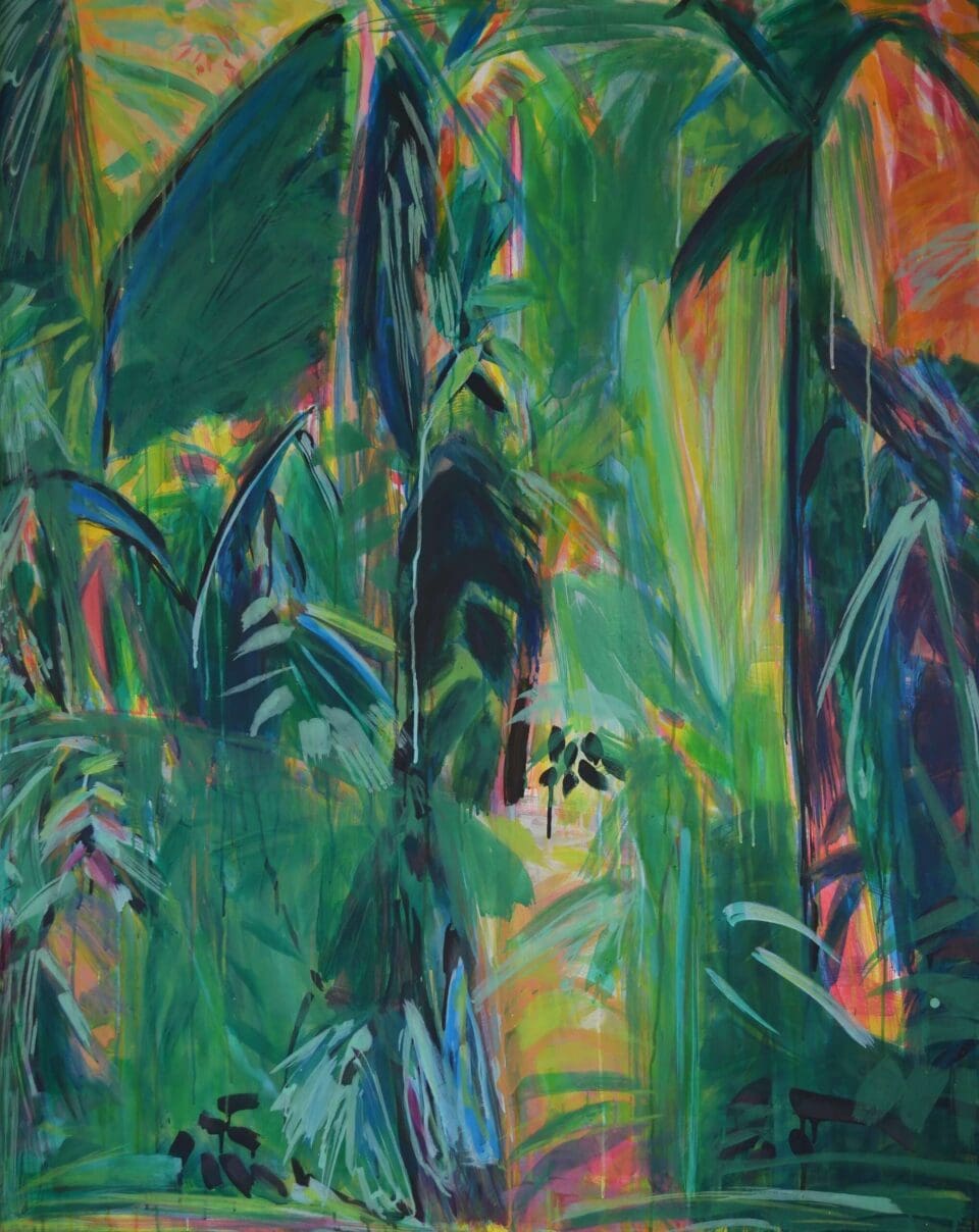 Selva, 2018, acrylique sur toile, 150x120 cm, collection particulière