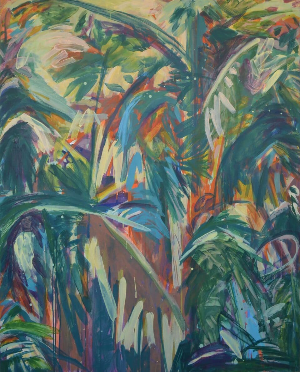 Selva, 2022, acrylique sur toile, 162x130 cm, collection particulière