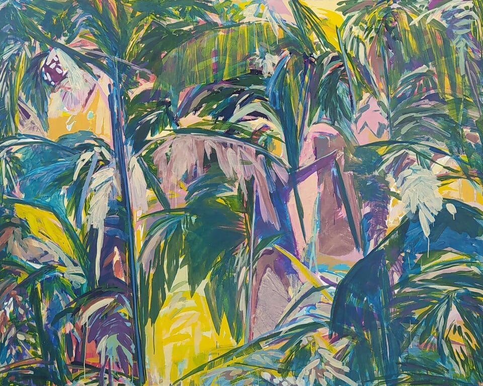 Yannita (une rencontre), 2020, acrylique sur toile, 200x250 cm, collection particulière